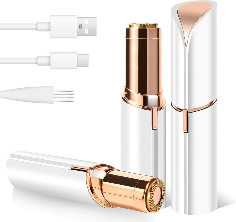 GJX Facial Hair Removal for Women, Electric Painless Rechargeable Facial Hair Remover for Face, Lip, Chin - Image 1